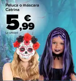 Carrefour Peluca o máscara Catrina oferta