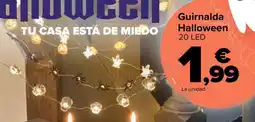 Carrefour Guirnalda Halloween 20 LED oferta