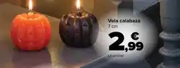 Carrefour Vela calabaza 7 cm oferta