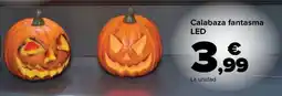Carrefour Calabaza fantasma LED oferta