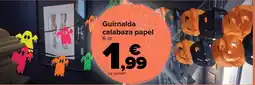 Carrefour Guirnalda calabaza papel oferta