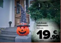 Carrefour Calabaza Halloween 100 cm oferta