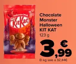 Carrefour KIT KAT Chocolate Monster Halloween oferta
