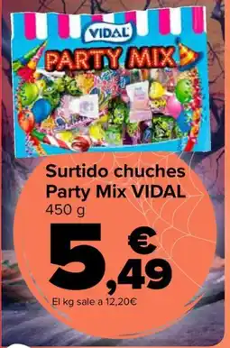 Carrefour VIDAL Surtido chuches Party Mix oferta