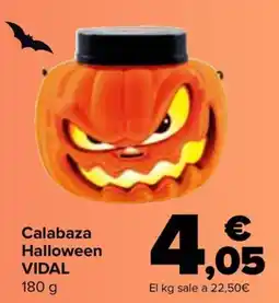 Carrefour VIDAL Calabaza Halloween oferta