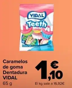 Carrefour VIDAL Caramelos de goma Dentadura oferta