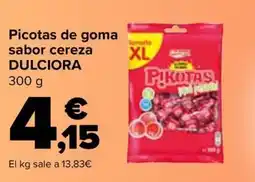 Carrefour DULCIORA Picotas de goma sabor cereza oferta