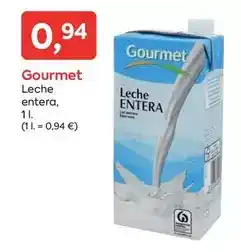 Suma Supermercados Gourmet - leche entera oferta