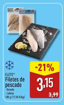 ALDI FLETE Filetes de pescado oferta