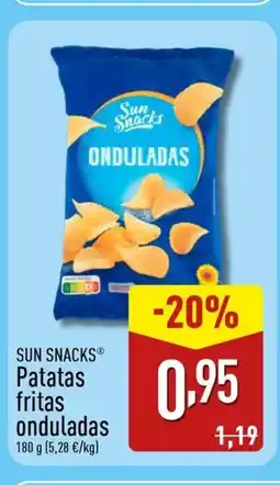 ALDI SUN SNACKS Patatas fritas onduladas oferta