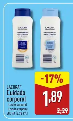 ALDI LACURA Cuidado corporal oferta