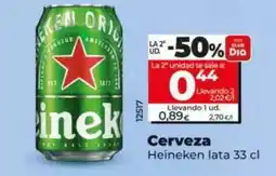 Dia Heineken - cerveza lata 33 cl oferta