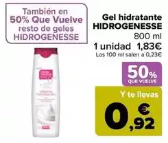 Carrefour Hidrogenesse - gel hidratante oferta