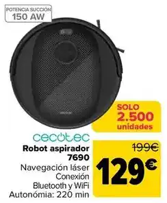 Carrefour Cecotec - robot aspirador 7690 oferta