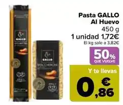 Carrefour Gallo - pasta al huevo oferta