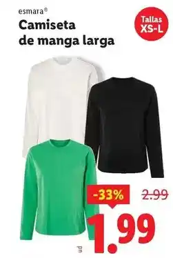 Ocine Esmara - camiseta de manga larga oferta