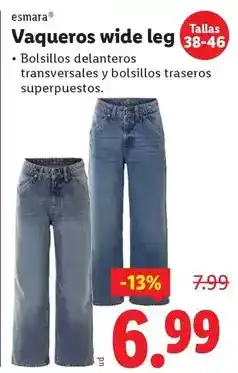 Ocine Esmara - vaqueros wide leg oferta