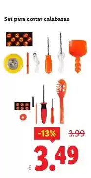 Ocine Set para cortar calabazas oferta