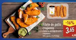 ALDI Filetes de pechuga de pollo oferta