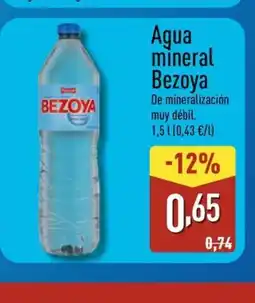 ALDI BEZOYA Agua mineral oferta