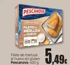 Unide Market Pescanova - filete de merluza al huevo sin gluten oferta