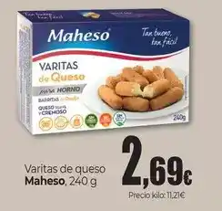 Unide Market Maheso - varitas de queso oferta
