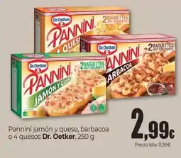 Unide Market Dr oetker - pannini jamón y queso oferta