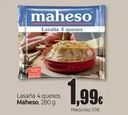 Unide Market Maheso - lasaña 4 quesos oferta