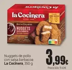 Unide Market La cocinera - nuggets de pollo con salsa barbacoa oferta