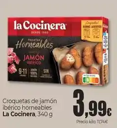 Unide Market La cocinera - croquetas de jamon iberico horneables oferta