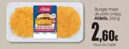 Unide Market Aldelis - burger meat de pollo crispy oferta