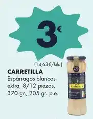 Supermercados Lupa Carretilla - espárragos blancos extra, 8/12 piezas, 370 gr oferta