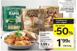 Caprabo Rana - tortellinis formatges oferta