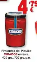 TOP Cash & Carry Cidacos - pimientos del piquillo oferta