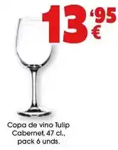 TOP Cash & Carry Tulipa - copa de vino oferta