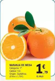 E.Leclerc Origen - naranja de mesa oferta