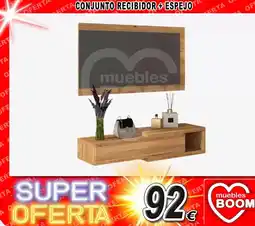 Muebles Boom Conjunto recibidor espejo oferta