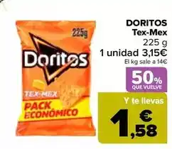 Carrefour Doritos - tex-mex oferta
