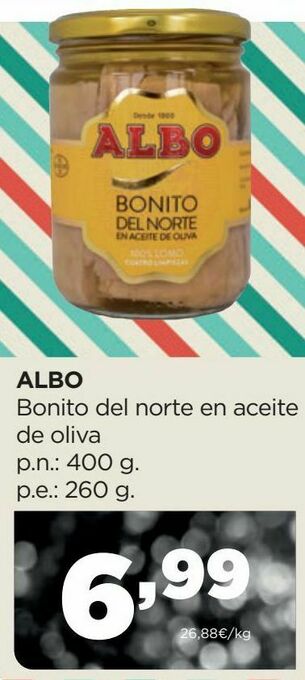 Alimerka Bonito del norte en aceite de oliva albo oferta
