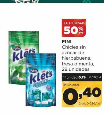 Alimerka Chicles sin azucar de hierbabuena oferta