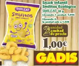 Gadis Smileat - snack infantil smilitos ecológico oferta