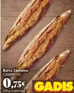 Gadis Barra centeno oferta