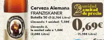 Gadis Franziskaner - cerveza alemana oferta