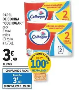 E.Leclerc Colhogar - papel de cocina oferta