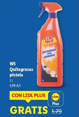 Lidl W5 Quitagrasas pistola oferta