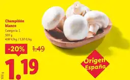 Lidl Champiñón blanco oferta