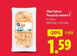 Lidl Chef Select Focaccia romero oferta