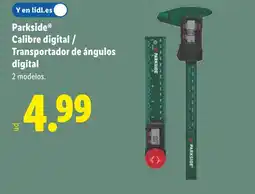 Lidl PARKSIDE Calibre digital / Transportador de ángulos digital oferta