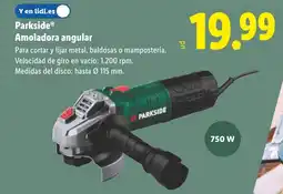 Lidl PARKSIDE Amoladora angular oferta