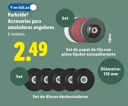 Lidl PARKSIDE Accesorios para amoladoras angulares oferta